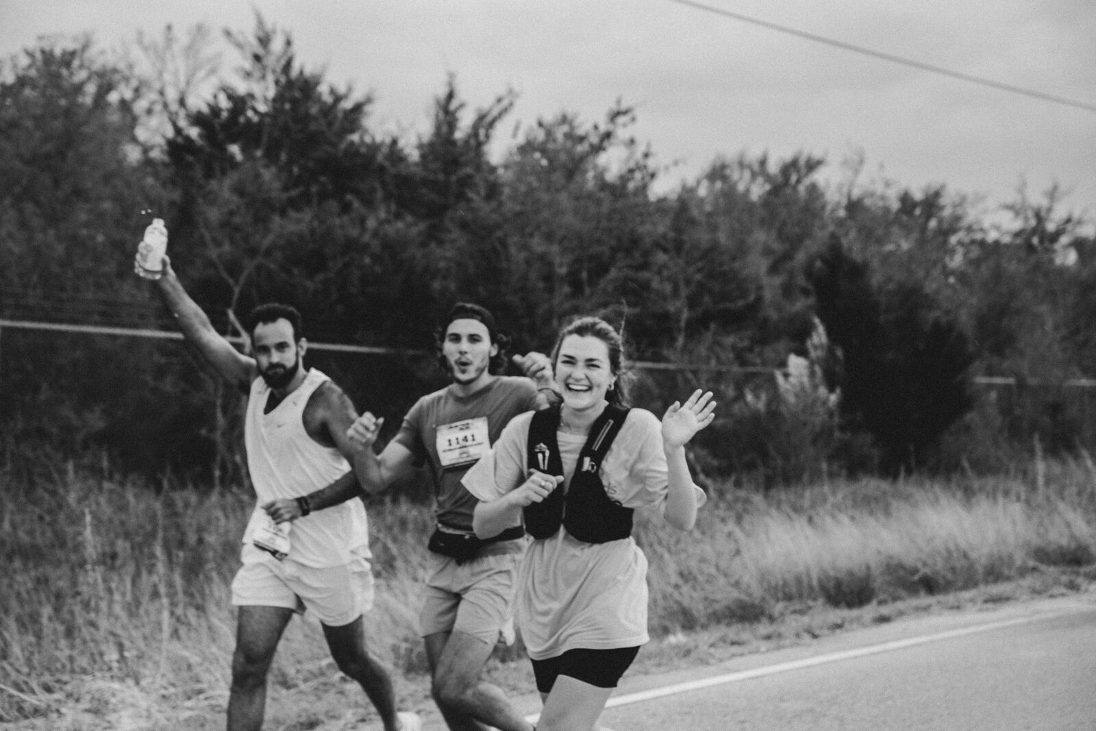 Runners on course at Justice Run